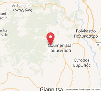 Map of Gríva, Central Macedonia