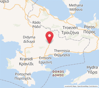 Map of Iliókastron, Peloponnese