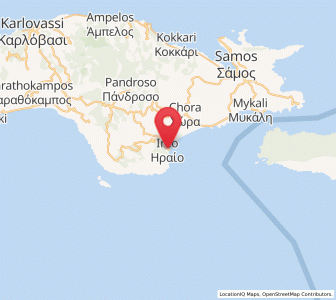 Map of Iraío, North Aegean