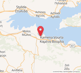 Map of Kainoúryion, Central Greece