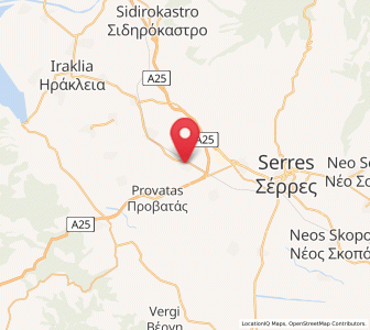 Map of Kalá Déndra, Central Macedonia