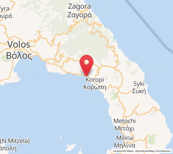 Map of Kalá Nerá, Thessaly