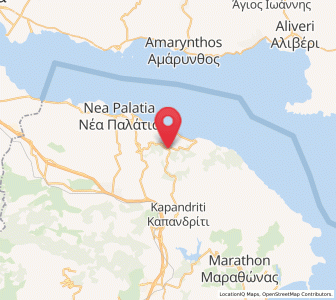 Map of Kálamos, Attica