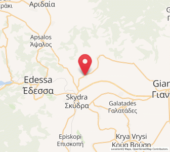 Map of Kalí, Central Macedonia
