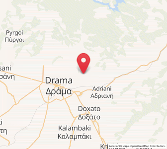 Map of Kallífytos, East Macedonia and Thrace