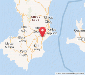 Map of Kallimasiá, North Aegean