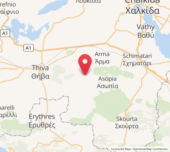 Map of Kallithea - Moustafádhes, Central Greece
