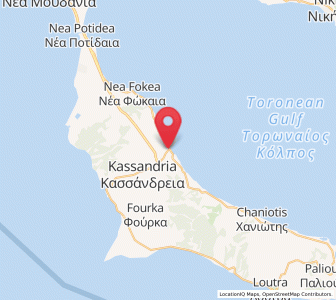 Map of Kallithéa, Central Macedonia