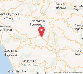 Map of Kallithéa, West Greece