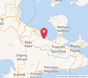 Map of Kalloní, Attica
