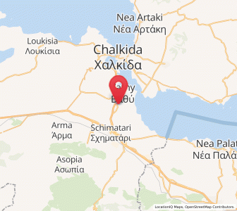 Map of Kalochóri - Panteíchi, Central Greece