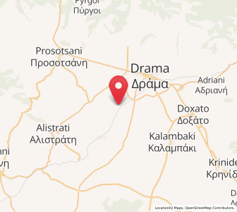 Map of Kalós Agrós, East Macedonia and Thrace
