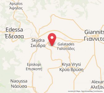 Map of Kalývia, Central Macedonia