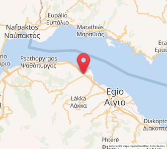 Map of Kamárai, West Greece