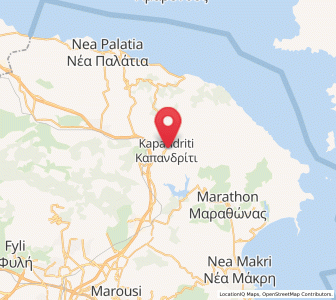 Map of Kapandríti, Attica