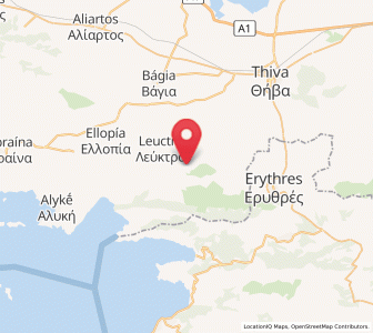 Map of Kaparéllion, Central Greece