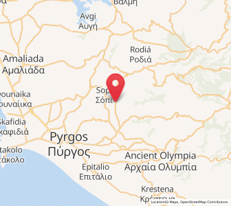 Map of Karátoula, West Greece