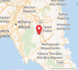 Map of Karellás, Attica