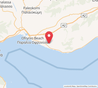 Map of Karianí, East Macedonia and Thrace