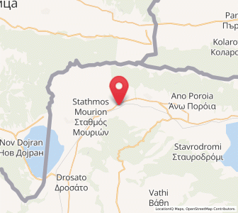 Map of Kastanoússa, Central Macedonia