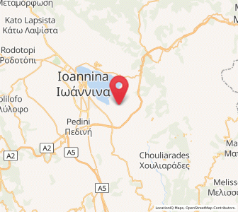 Map of Kastrítsa, Epirus
