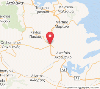 Map of Kástron, Central Greece