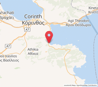 Map of Káto Almyrí, Peloponnese