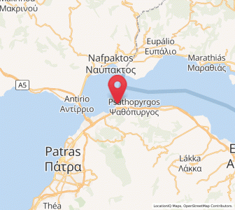 Map of Káto Arachovítika, West Greece