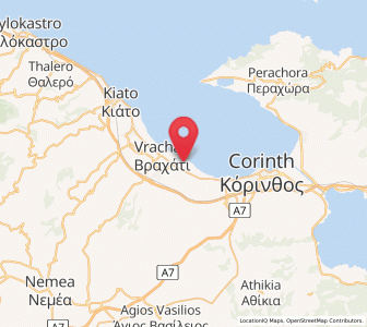 Map of Káto Ássos, Peloponnese