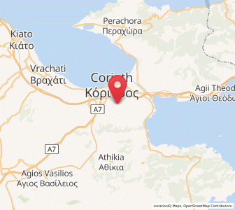 Map of Káto Examília, Peloponnese