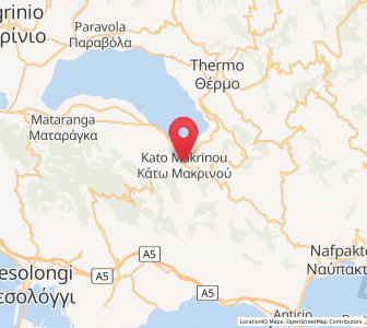Map of Káto Makrinoú, West Greece