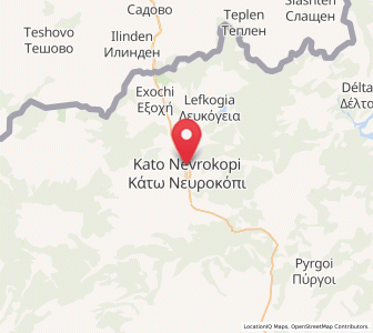 Map of Káto Nevrokópi, East Macedonia and Thrace