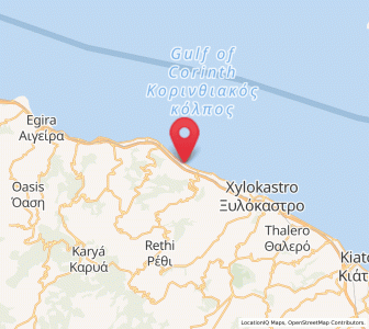 Map of Káto Pitsá, Peloponnese