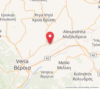 Map of Kavásila, Central Macedonia