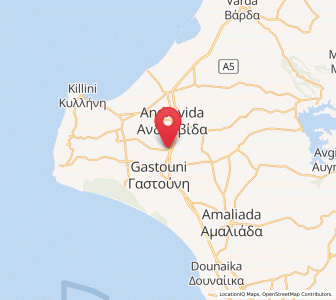 Map of Kavásila, West Greece