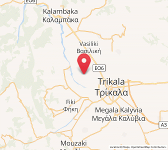 Map of Kefalóvryso, Thessaly