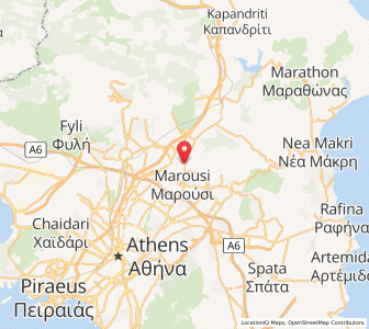 Map of Kephissia, Attica