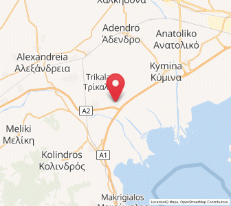 Map of Kleidí, Central Macedonia