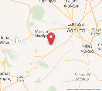 Map of Koiláda, Thessaly