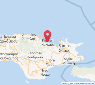 Map of Kokkári, North Aegean