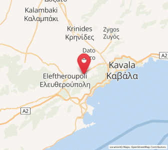 Map of Kokkinóchoma, East Macedonia and Thrace