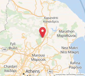 Map of Kryonéri, Attica