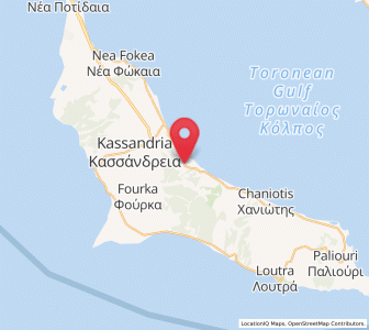 Map of Kryopigí, Central Macedonia