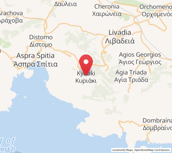 Map of Kyriáki, Central Greece