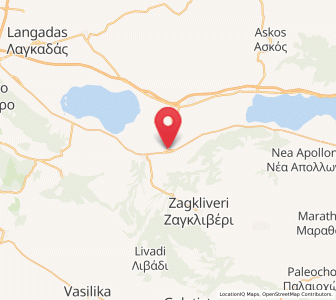 Map of Lagkadikia, Central Macedonia