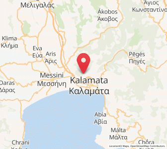 Map of Laíika, Peloponnese
