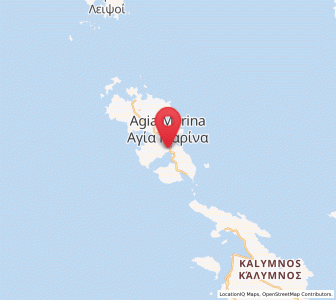 Map of Lakkí, South Aegean