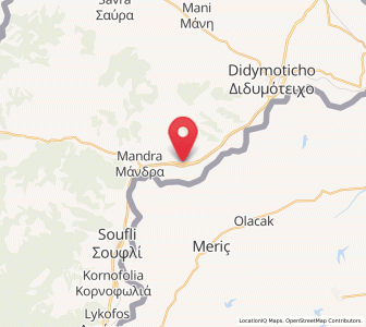Map of Lávara, East Macedonia and Thrace