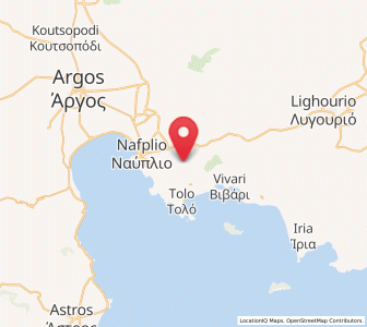 Map of Lefkákia, Peloponnese