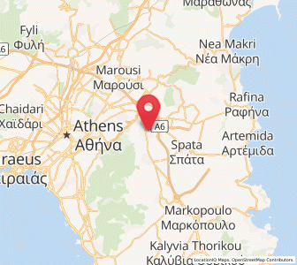 Map of Leondárion, Attica